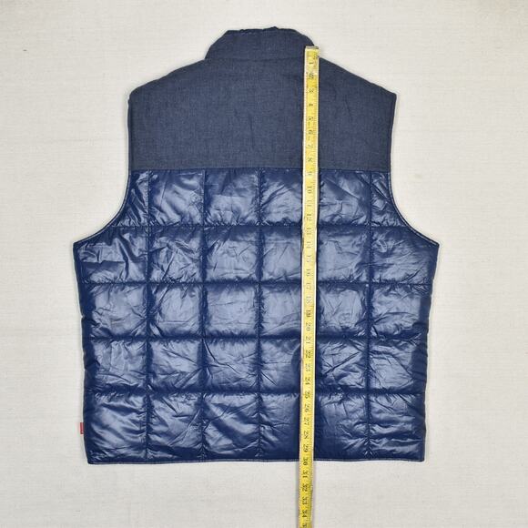 Coleman Men's Puffer Vest Jacket Full Zip Polyester Blue Size 2XL Insulated - Picture 5 of 8
